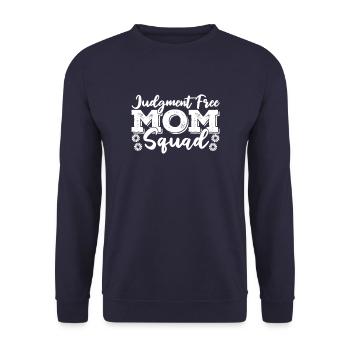 Maman Soutien Maman - Sweat-shirt Unisexe - marine - Devant - Alina (178cm) & Michal (187cm)