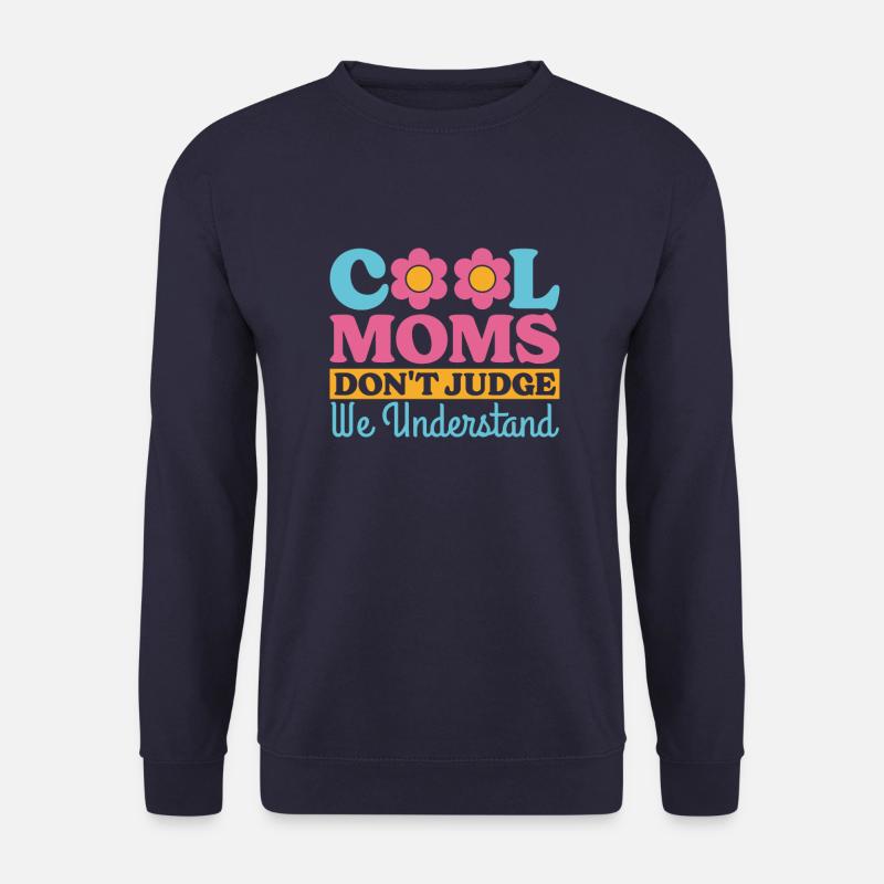 Mom Support Mom - Unisex Sweatshirt - navy