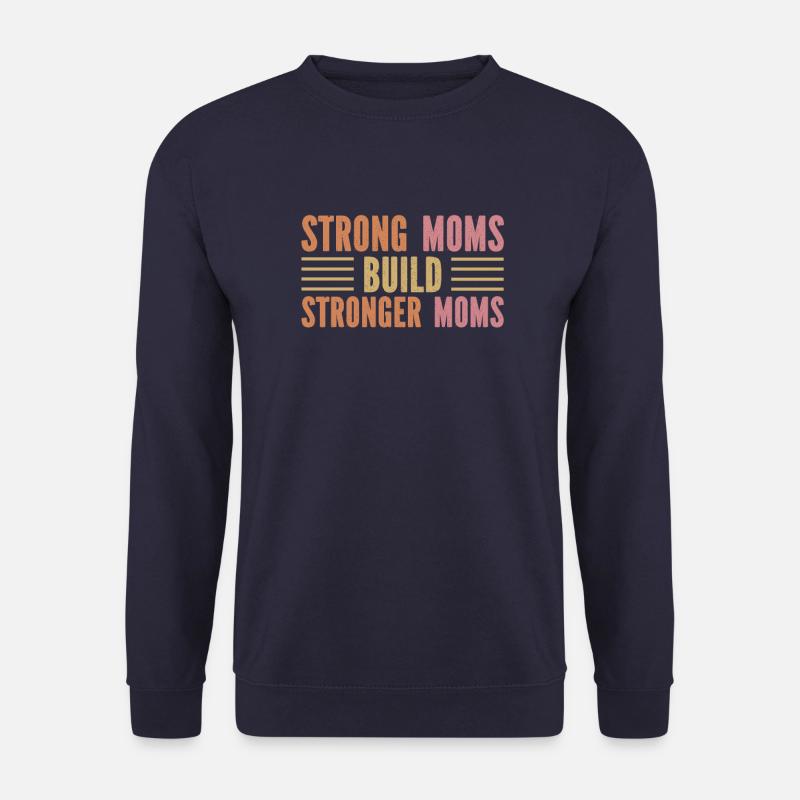 Mom Mom Support - Unisex Sweatshirt - navy