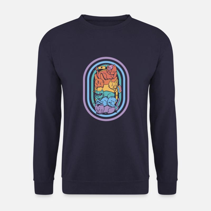 Cat - Unisex Sweatshirt - navy
