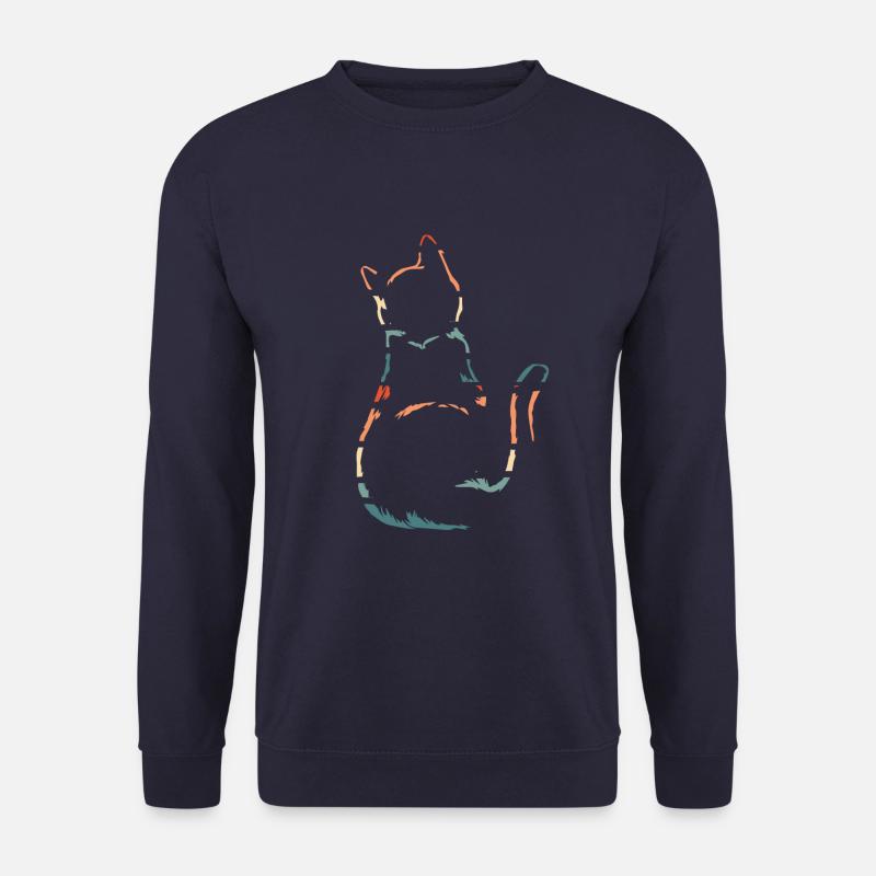 Katze - Unisex Pullover - Navy