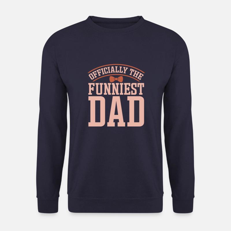 Vater Papa Funniest Dad - Unisex Pullover - Navy
