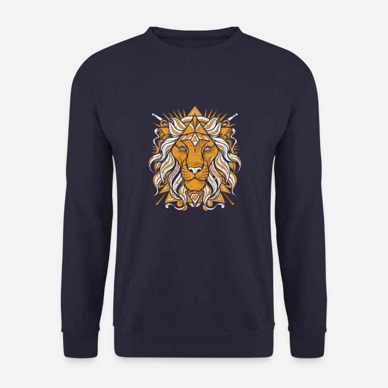 Lion Abstract - Unisex Sweatshirt - navy