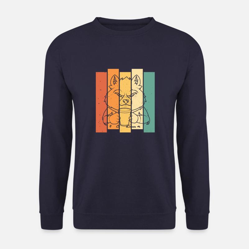 Wolf - Unisex Sweatshirt - navy