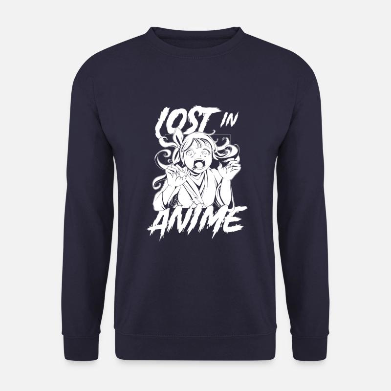 Anime Manga Anime Girl - Unisex Pullover - Navy