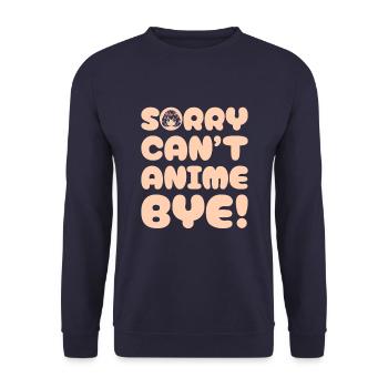 Anime Manga Anime Fille - Sweat-shirt Unisexe - marine - Devant - Alina (178cm) & Michal (187cm)
