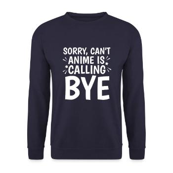 Anime Manga Anime Fille - Sweat-shirt Unisexe - marine - Devant - Alina (178cm) & Michal (187cm)