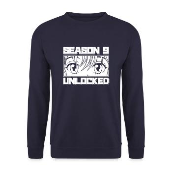 Anime Manga Anime Birthday Girl - Unisex Sweatshirt - navy - Front - Alina (178cm) & Michal (187cm)