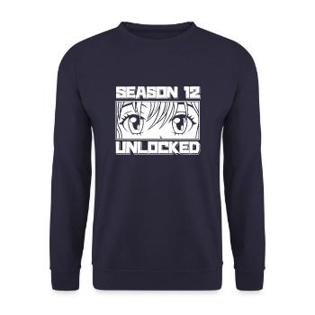 Anime Manga Anime Birthday Girl - Unisex Sweatshirt - navy - Front - Alina (178cm) & Michal (187cm)