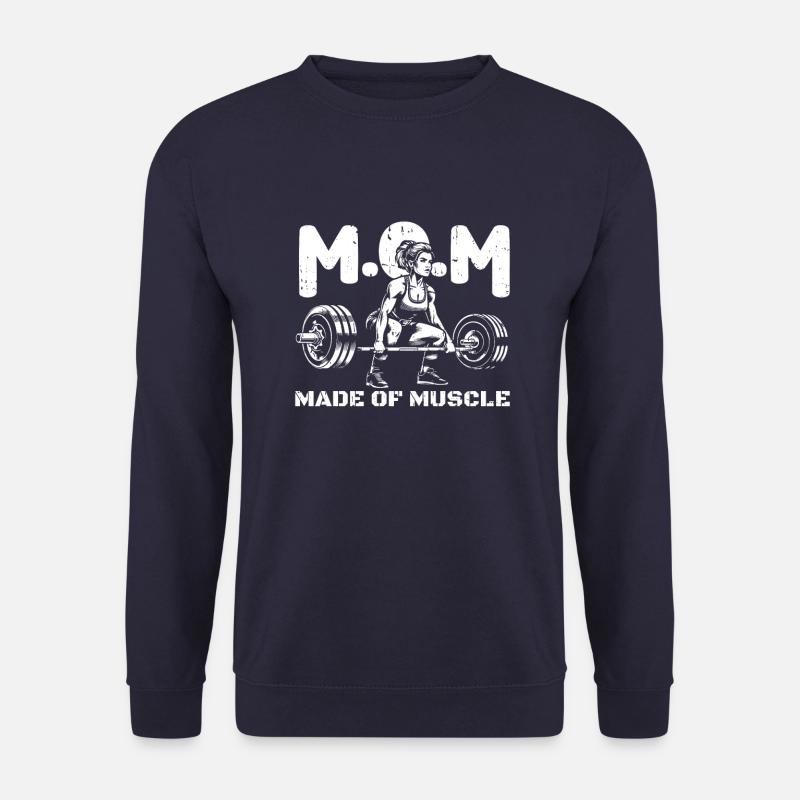 Gewichtheben Gewichtheber Mama - Unisex Pullover - Navy