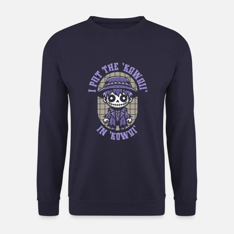 Anime Manga Unheimlich Nett - Unisex Pullover - Navy