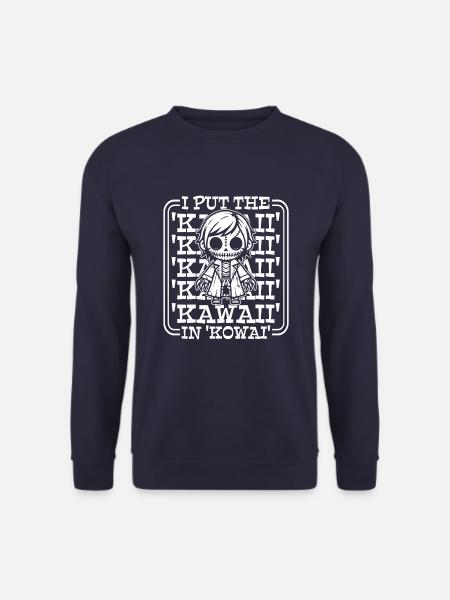 Anime Manga Scary Cute - Unisex Sweatshirt - navy