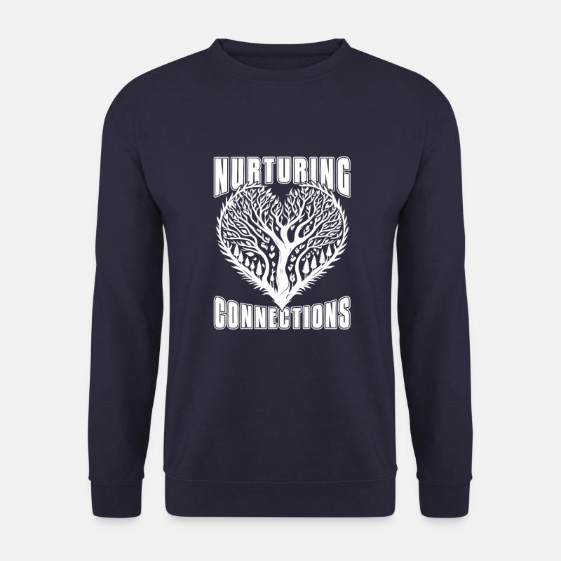 Mama Mutter Baum Natur Herz - Unisex Pullover - Navy