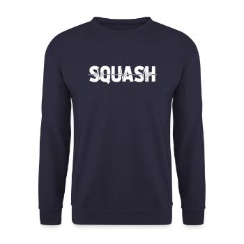 Squash Ekg Heartbeat - Unisex Pullover - Navy - Vorne - Alina (178cm) & Michal (187cm)