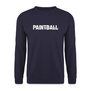Paintball Ekg Heartbeat - Unisex Sweatshirt - navy - Front - Alina (178cm) & Michal (187cm)