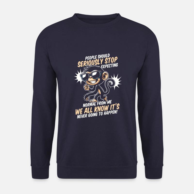 Monkey - Unisex Sweatshirt - navy