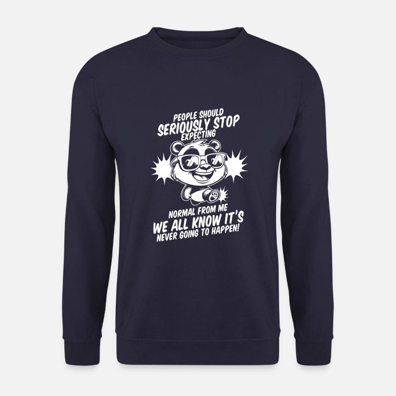 Panda géant Panda Ours - Sweat-shirt Unisexe - marine