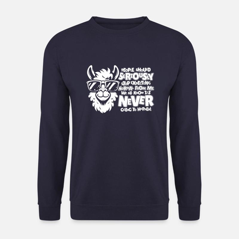 Lama Llama - Unisex Sweatshirt - navy