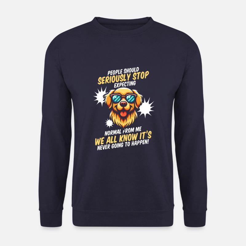 Golden Retriever - Unisex Pullover - Navy