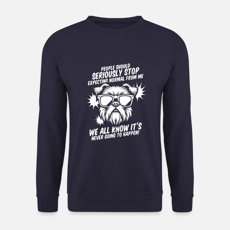 Brussels Griffon - Unisex Sweatshirt - navy