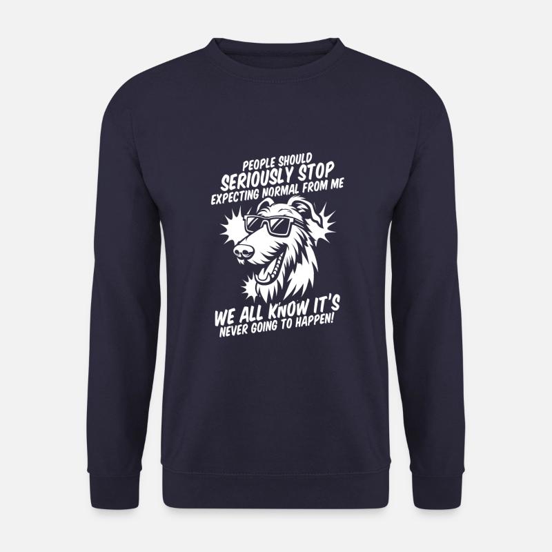 Irischer Wolfshund - Unisex Pullover - Navy
