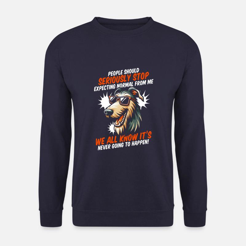 Irischer Wolfshund - Unisex Pullover - Navy