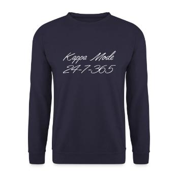 Schwesternschaft Soroitas Kappa Modus - Unisex Pullover - Navy - Vorne - Alina (178cm) & Michal (187cm)