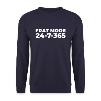Mode de connexion Sorority Soroitas - Sweat-shirt Unisexe - marine - Devant - Alina (178cm) & Michal (187cm)
