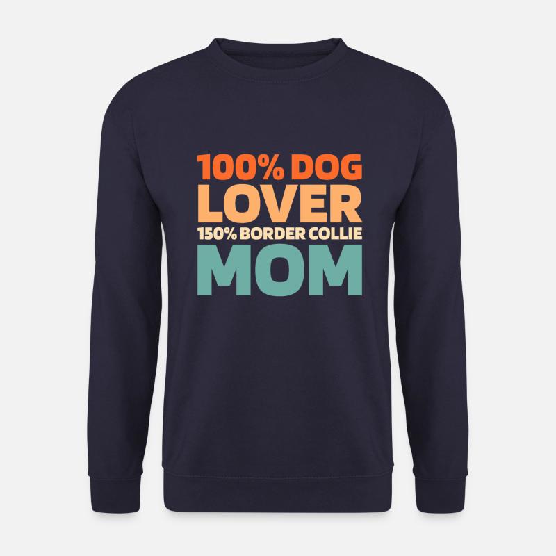 Border Collie - Unisex Pullover - Navy