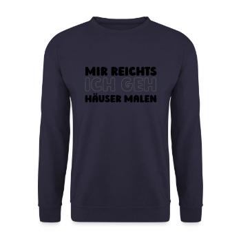 Architect Architecture - Unisex Sweatshirt - navy - Front - Alina (178cm) & Michal (187cm)