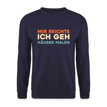 Architecte Architecture - Sweat-shirt Unisexe - marine - Devant - Alina (178cm) & Michal (187cm)