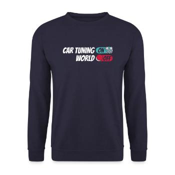 Tournevis Tuning Tuner Voiture Tuning On World Off - Sweat-shirt Unisexe - marine - Devant - Alina (178cm) & Michal (187cm)