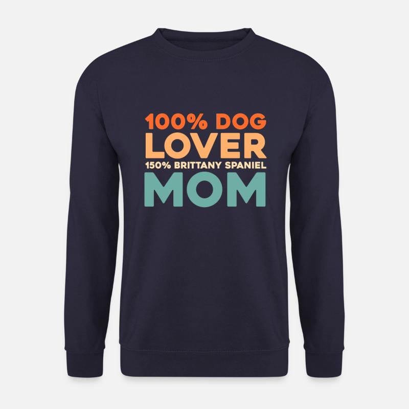 Brittany Spaniel - Unisex Pullover - Navy