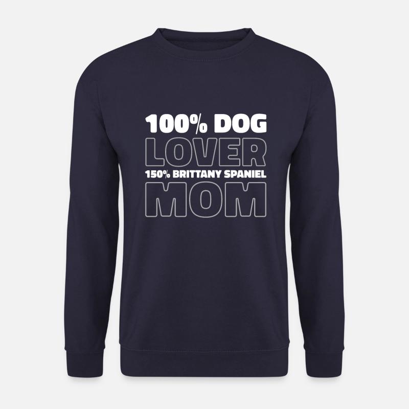 Brittany Spaniel - Unisex Pullover - Navy