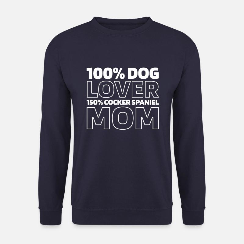 Cocker Spaniel - Unisex Pullover - Navy