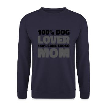 Cane corso - Sweat-shirt Unisexe - marine - Devant - Alina (178cm) & Michal (187cm)