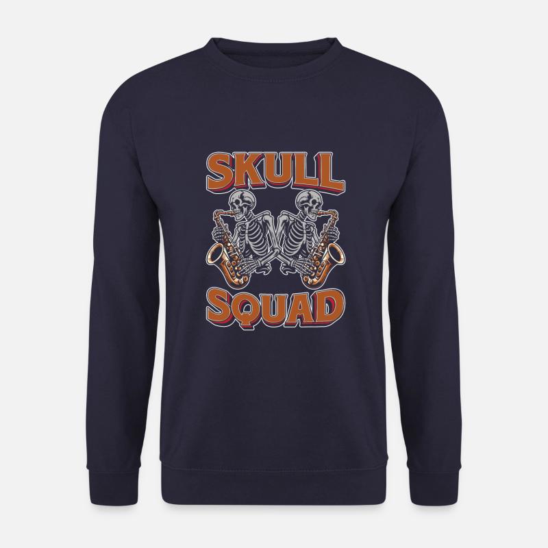 Saxophon Saxofon - Unisex Pullover - Navy