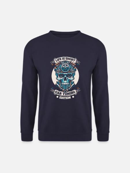 Schrauber Tuning Tuner Schädel - Unisex Pullover - Navy