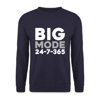 Sorority Soroitas Big Ssis Mode - Unisex Sweatshirt - navy - Front - Alina (178cm) & Michal (187cm)