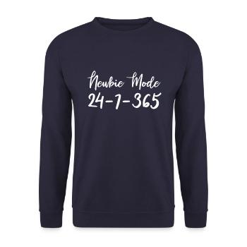 Sorority Soroitas Beginner Mode - Unisex Sweatshirt - navy - Front - Alina (178cm) & Michal (187cm)