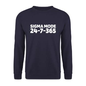 Sorority Soroitas Sigma Modus - Unisex Sweatshirt - navy - Front - Alina (178cm) & Michal (187cm)