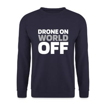 Drone quadricoptère Drone sur World Off - Sweat-shirt Unisexe - marine - Devant - Alina (178cm) & Michal (187cm)