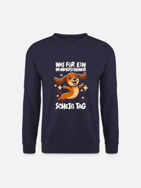 Dachshund Dachshund Funny - Unisex Sweatshirt - navy