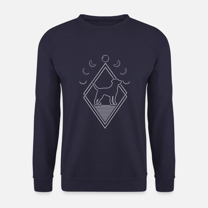 Labrador Moon Phases - Unisex Sweatshirt - navy