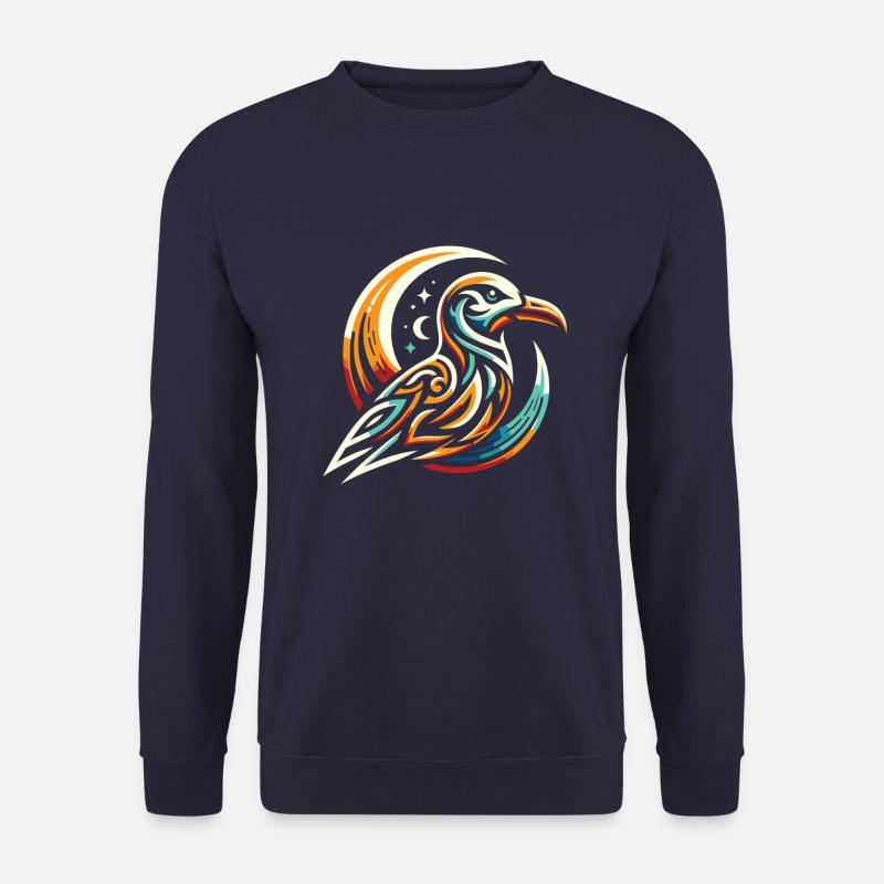 Möwe Moon Phases - Unisex Pullover - Navy