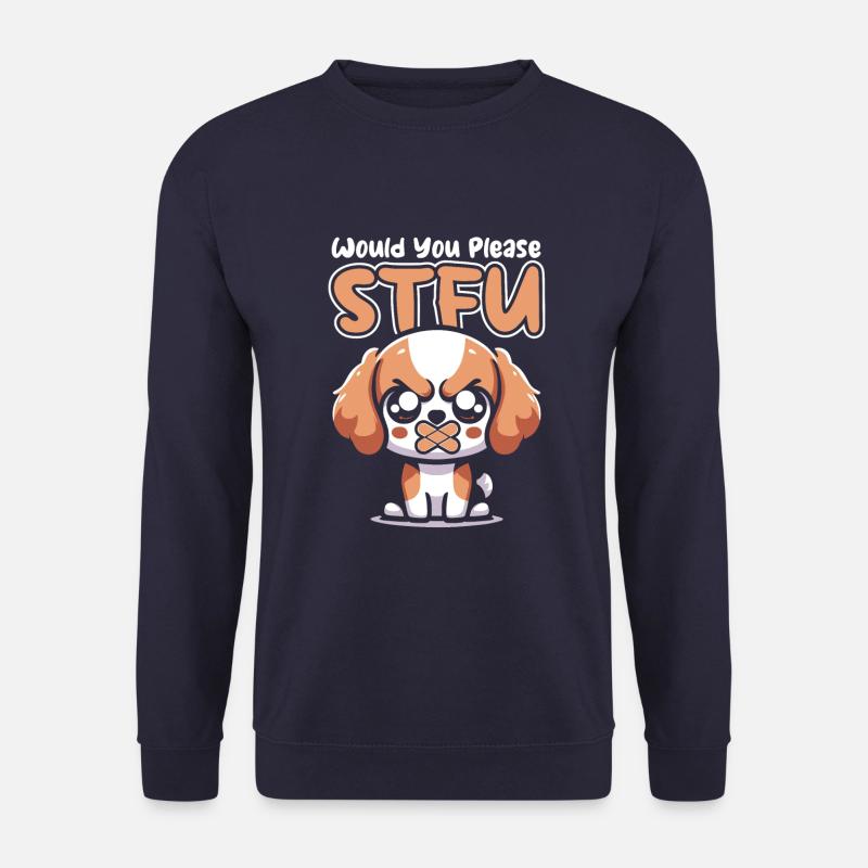 King Charles Cavalier Stfu - Unisex Pullover - Navy