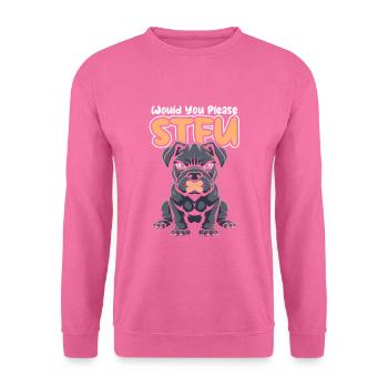 Cane Corso Stfu Would You Please Shut Up - Unisex Sweatshirt - pink - Front