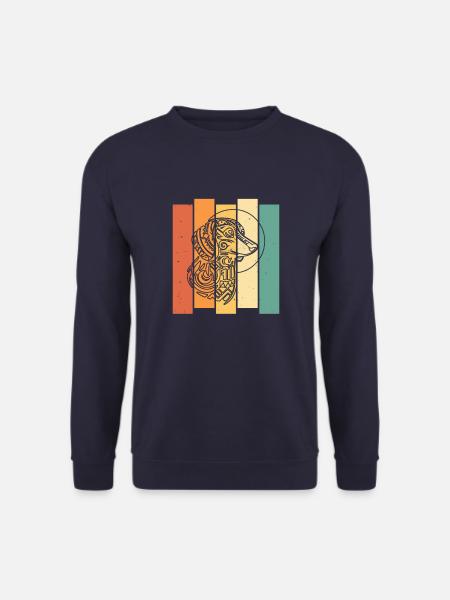 Jamnik Jamnik Plemienne fazy księżyca - Bluza unisex - granatowy