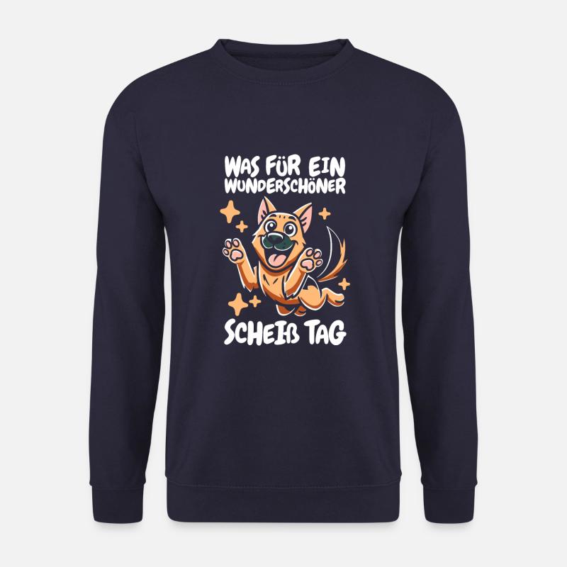 German Shepherd Beautiful Day - Unisex Sweatshirt - navy