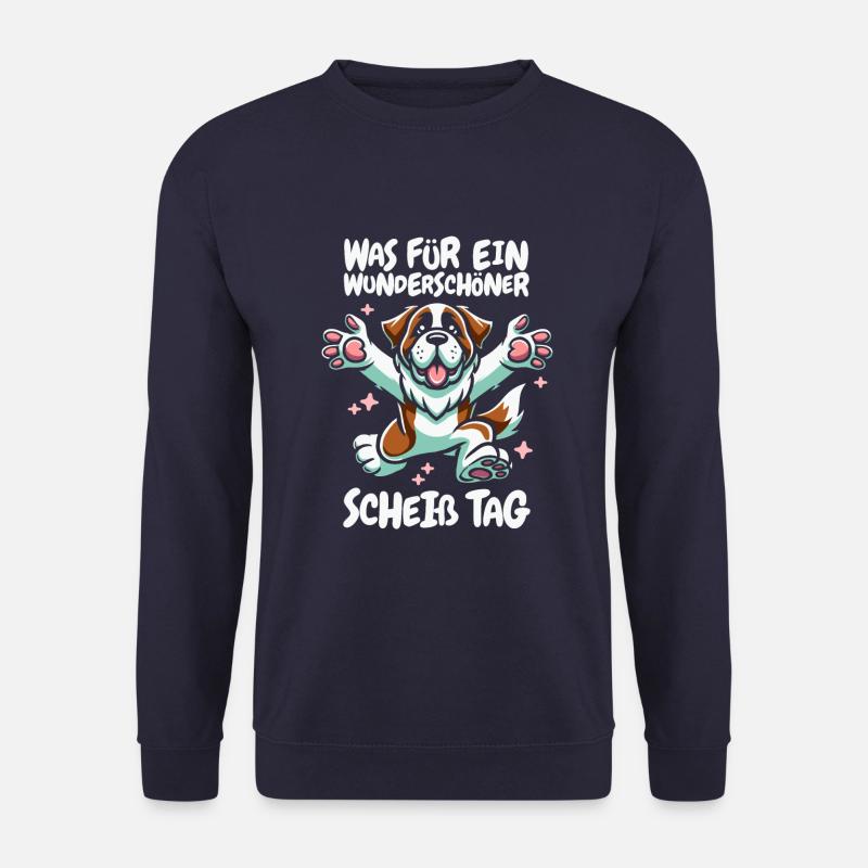 Saint Bernard Beautiful Day - Unisex Sweatshirt - navy